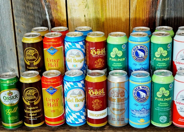 German canned beer