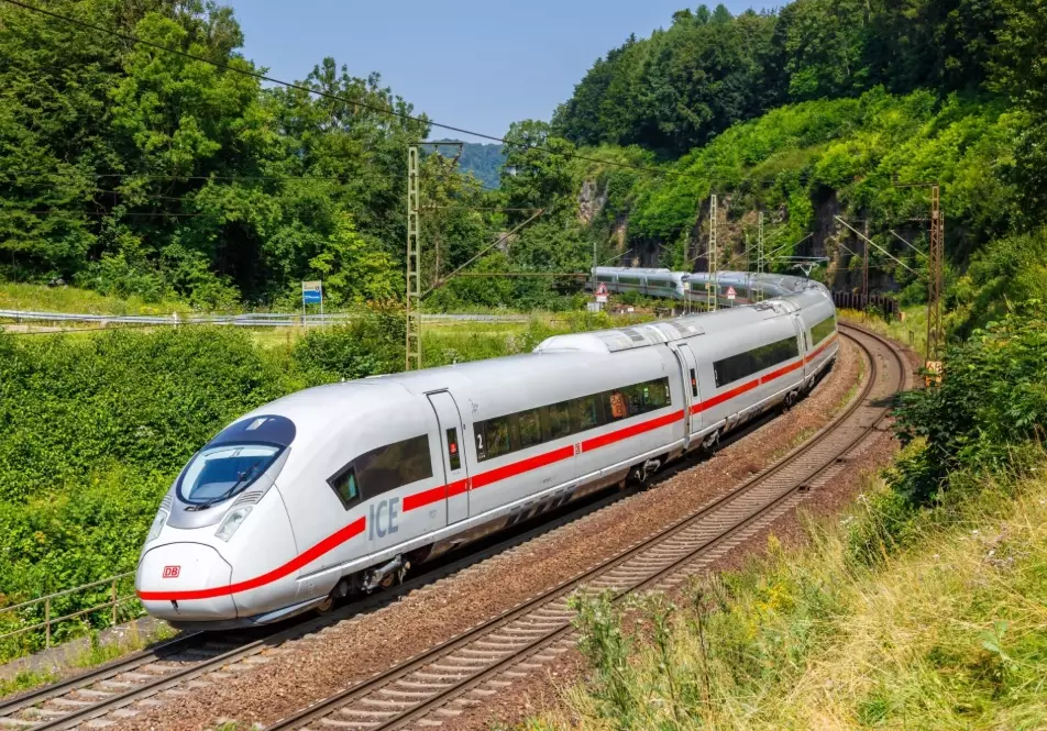 What countries can you go to by train from Germany?