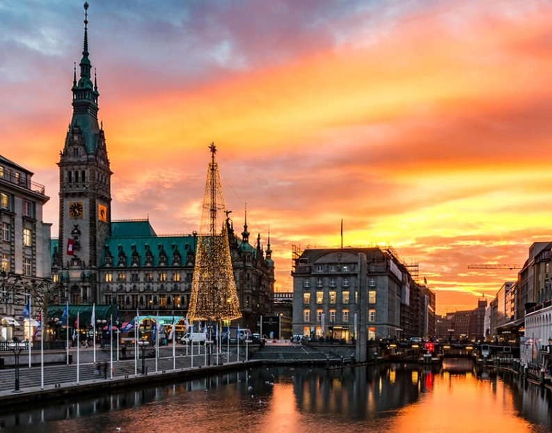 Hamburg port city Hamburg port city