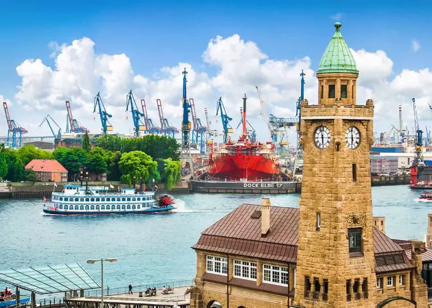 Hamburg port city Hamburg port city