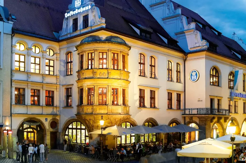 traditional German beer halls