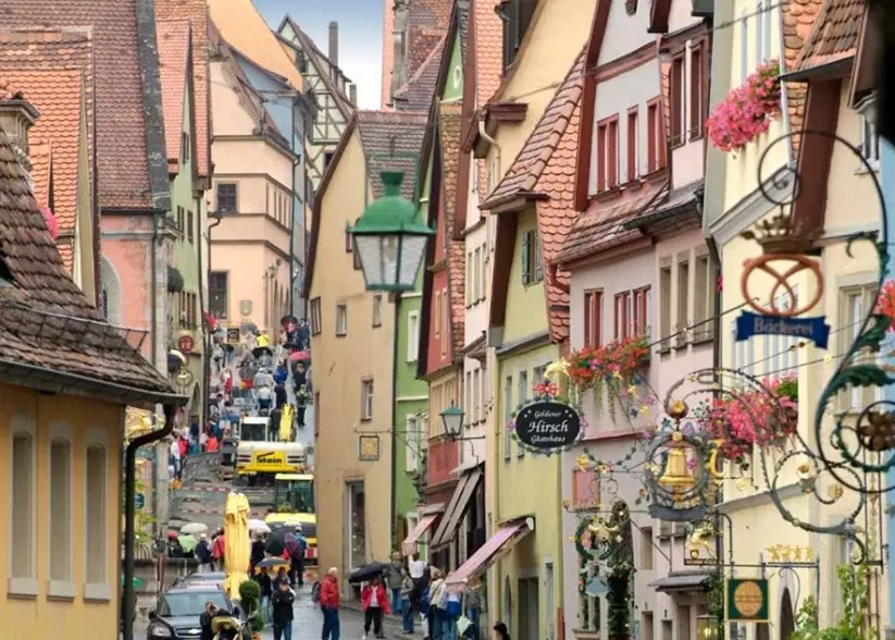 romantic road germany map